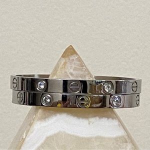 SET of Two -Love Bracelet- bangles